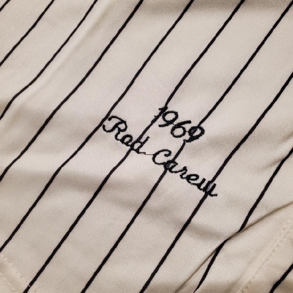 Rod Carew Minnesota Twins Throwback Mens New Stitched - Picture 4 of 10